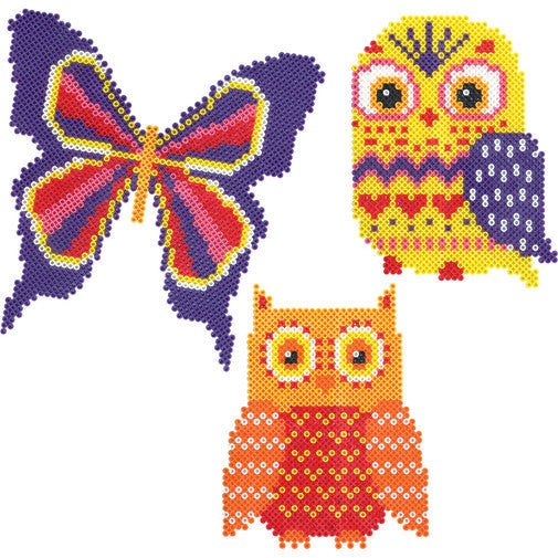 Mini Beads Owls and Butterfly