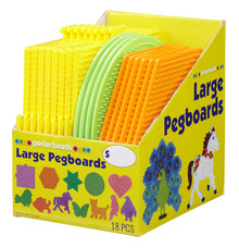 Large Basic Shapes Pegboards Assortment I - 18 Ct