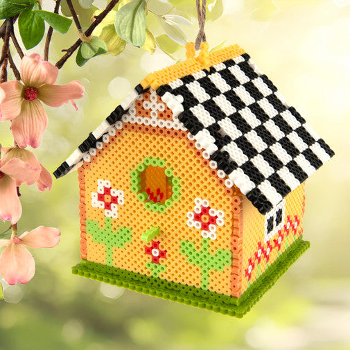 8 Bit Spring Perler Spring Birdhouse – Perler