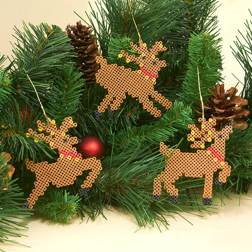 Mini Beads Reindeer Ornaments