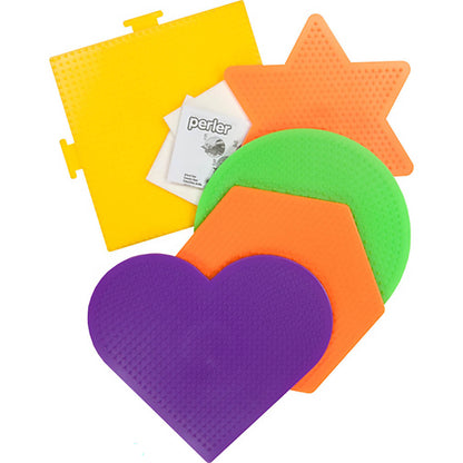 Large Basic Shapes Pegboards - 5 Ct