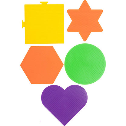 Large Basic Shapes Pegboards - 5 Ct