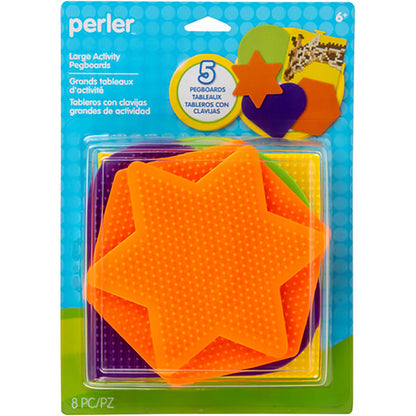 Large Basic Shapes Pegboards - 5 Ct