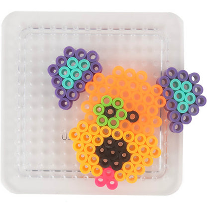 Small Basic Shapes Clear Pegboards - 5 Ct