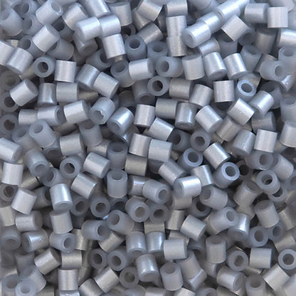 1,000 Perler Beads - Pearl Silver