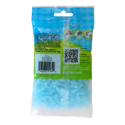 1,000 Perler Beads - Clear Blue