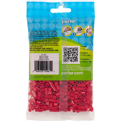 1,000 Perler Beads - Cherry