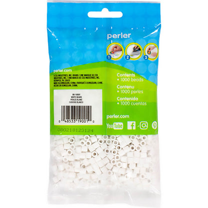 1,000 Perler Beads - White