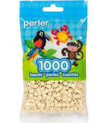 1,000 Perler Beads - Creme
