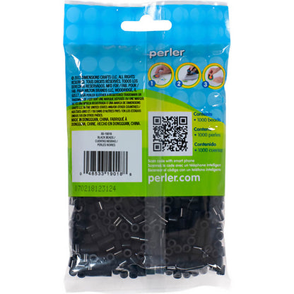 1,000 Perler Beads - Black