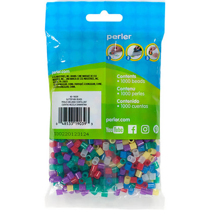 1,000 Perler Beads - Glitter Mix