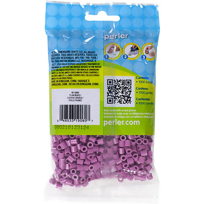 1,000 Perler Beads - Plum