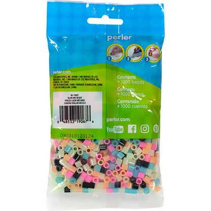 1,000 Perler Beads - Glow in the Dark Mix