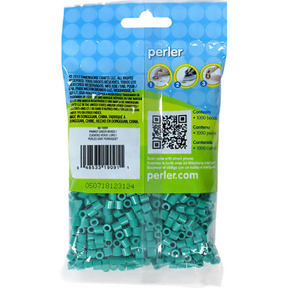 1,000 Perler Beads - Parrot Green