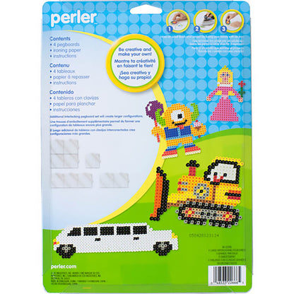 Large Clear Square Pegboards - 4 Ct