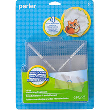 Large Clear Square Pegboards - 4 Ct