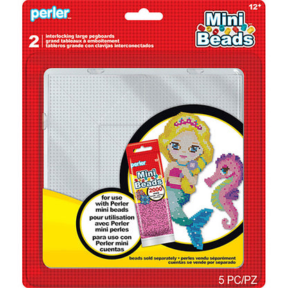 Mini Beads Large Pegboards, 2 Ct
