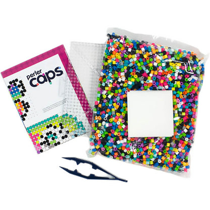 Perler Caps Colors of Nature Deluxe Box Kit
