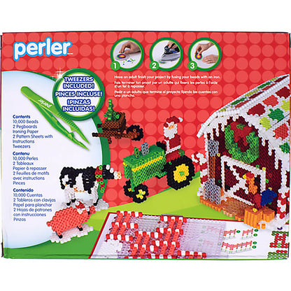 Perler Barn Gingerbread Kit