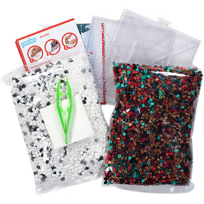 Perler Winter Lodge Gingerbread House Kit
