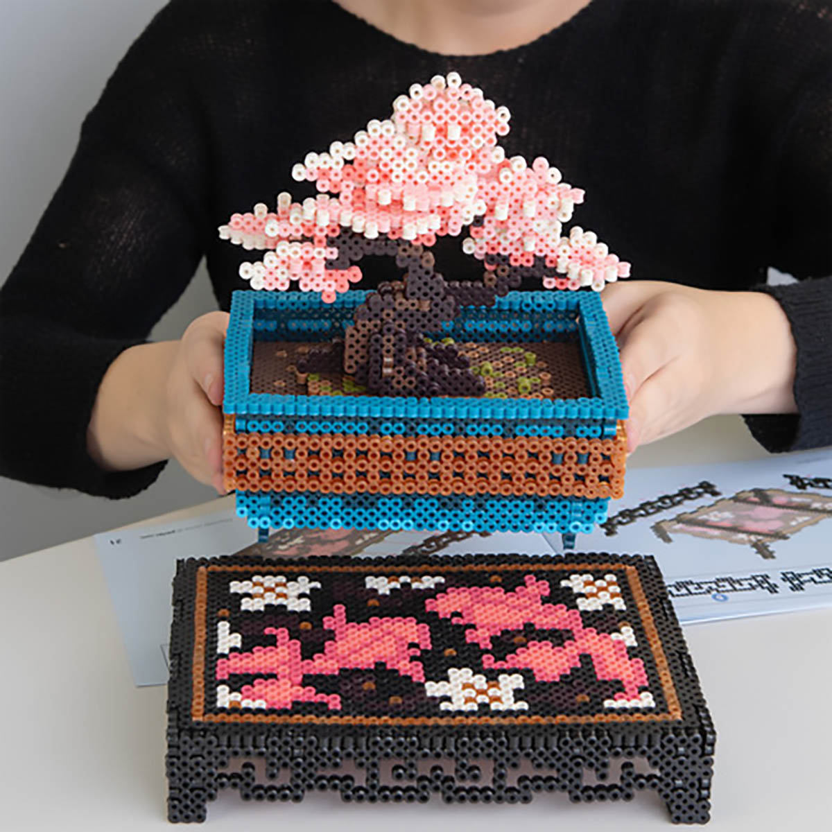 Perler 3D Cherry Blossom Bonsai Fused Bead Activity Kit – Perler