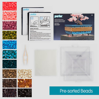 Perler 3D Cherry Blossom Bonsai Fused Bead Activity Kit
