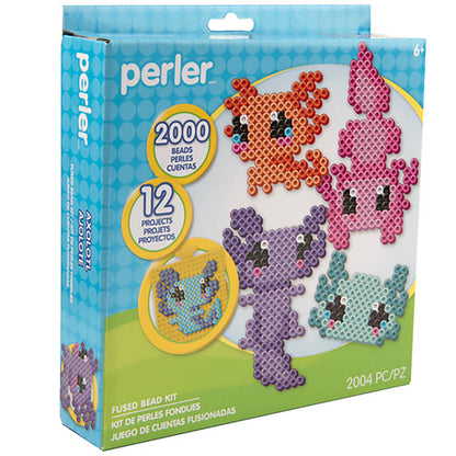 Perler Axolotl Fused Bead Activity Kit - 12 Projects