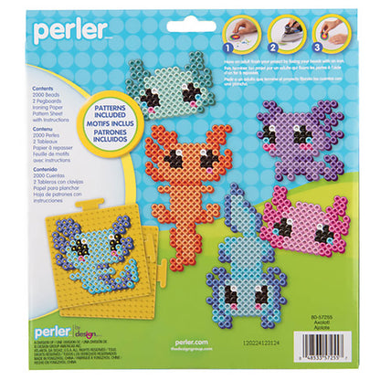 Perler Axolotl Fused Bead Activity Kit - 12 Projects