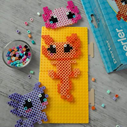 Perler Axolotl Fused Bead Activity Kit - 12 Projects