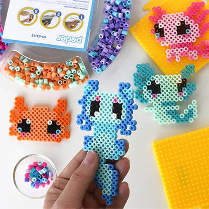 Perler Axolotl Fused Bead Activity Kit